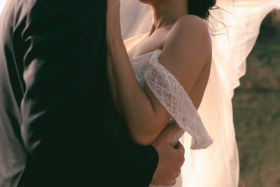 Amour au crépuscule doré