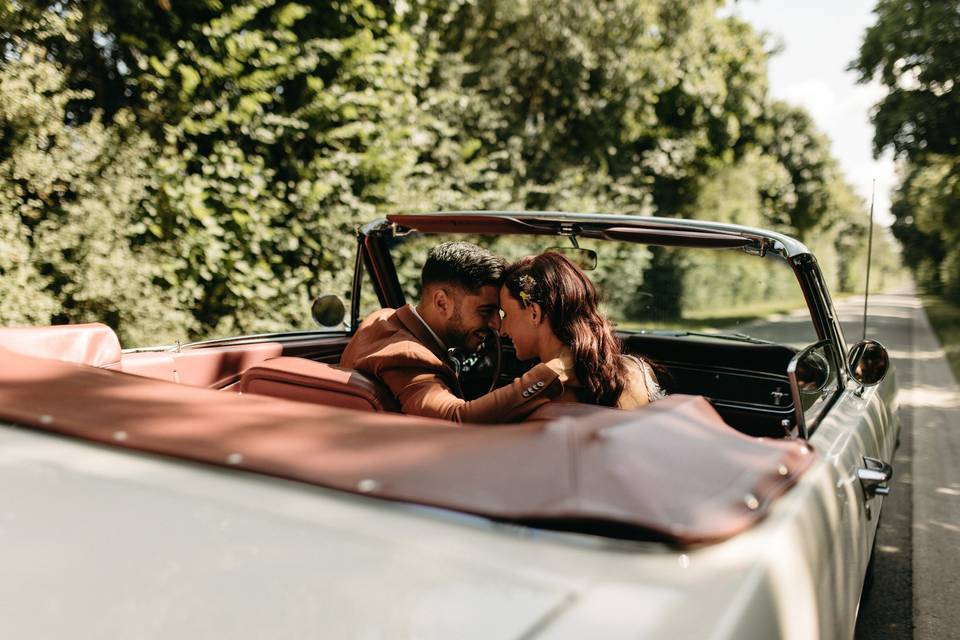 Balade mariage Mustang