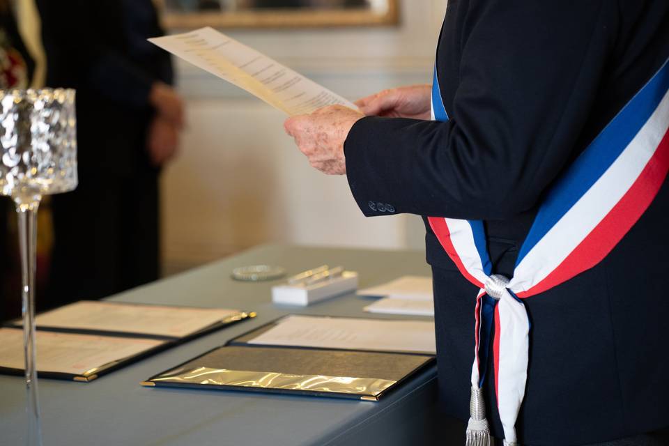 Détails mariage civil