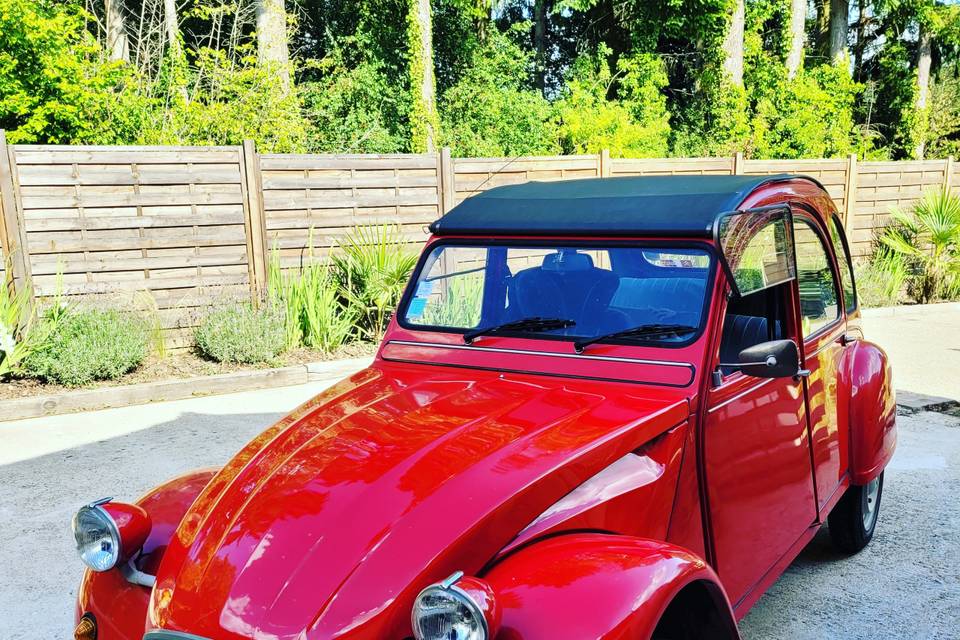 2cv rouge à chevreuse