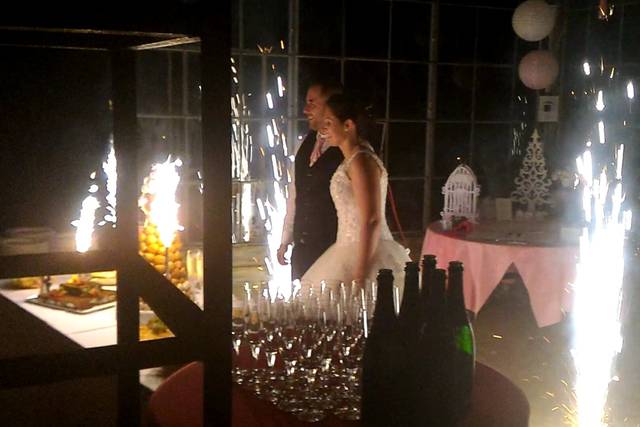 Pyrotechnique d'intérieur