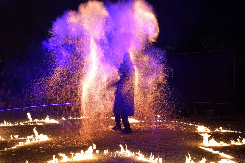 Des effets pyrotechniques