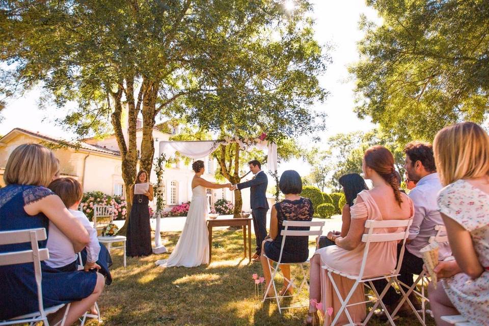 Mariage romantique et convivia