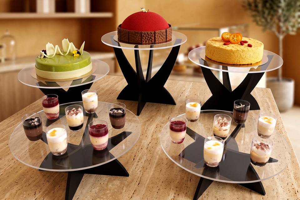 Rehausseur de buffet noir