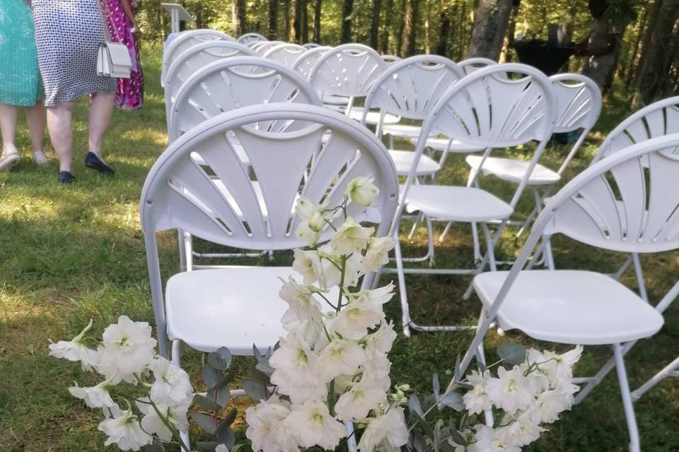 Fleurs cérémonie mariage
