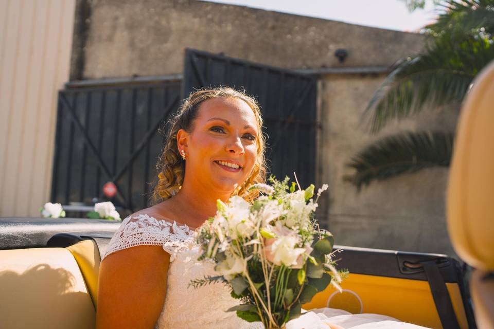 La mariée en voiture