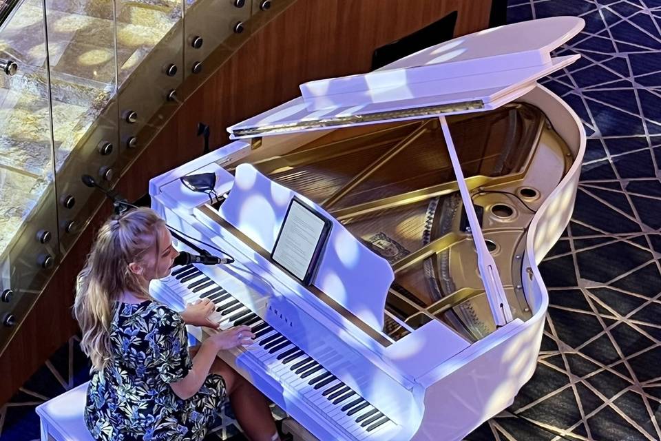 Piano bar, bateau de croisière