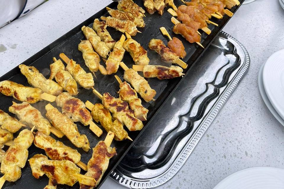 Brochettes de poulet