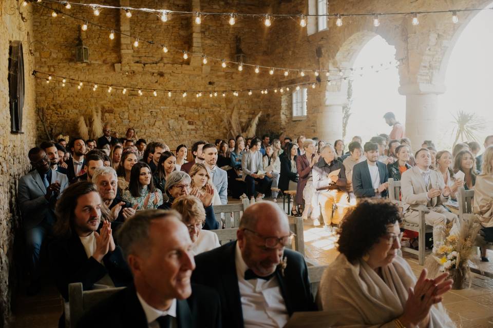 Cérémonie sous les arches