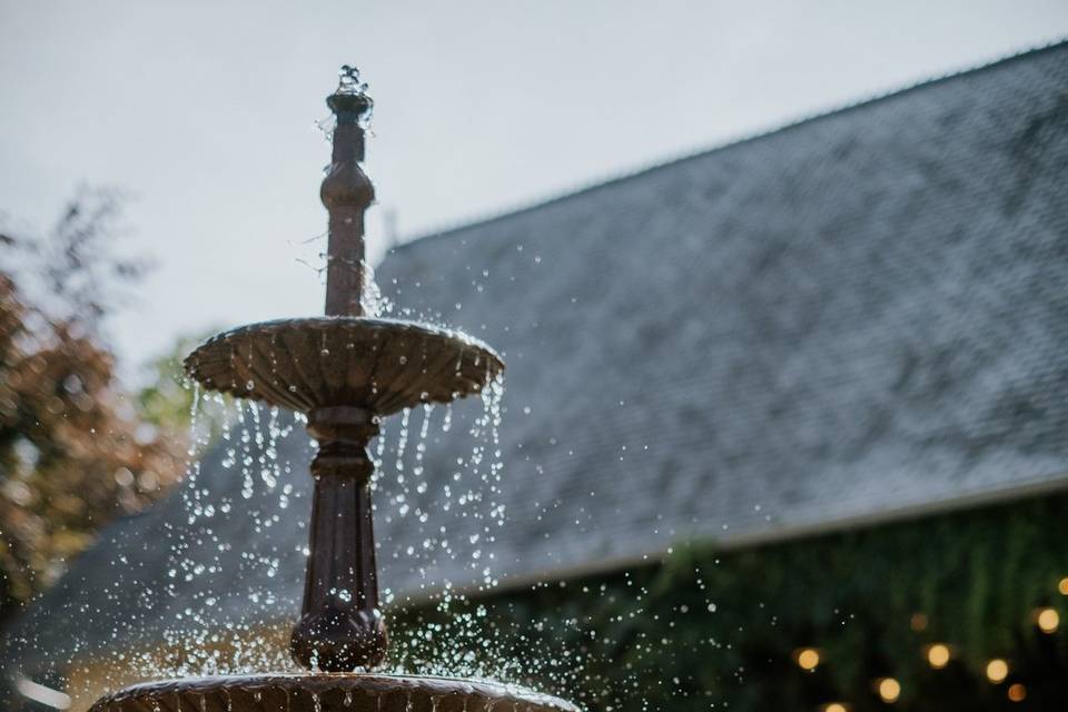 La fontaine du jardin