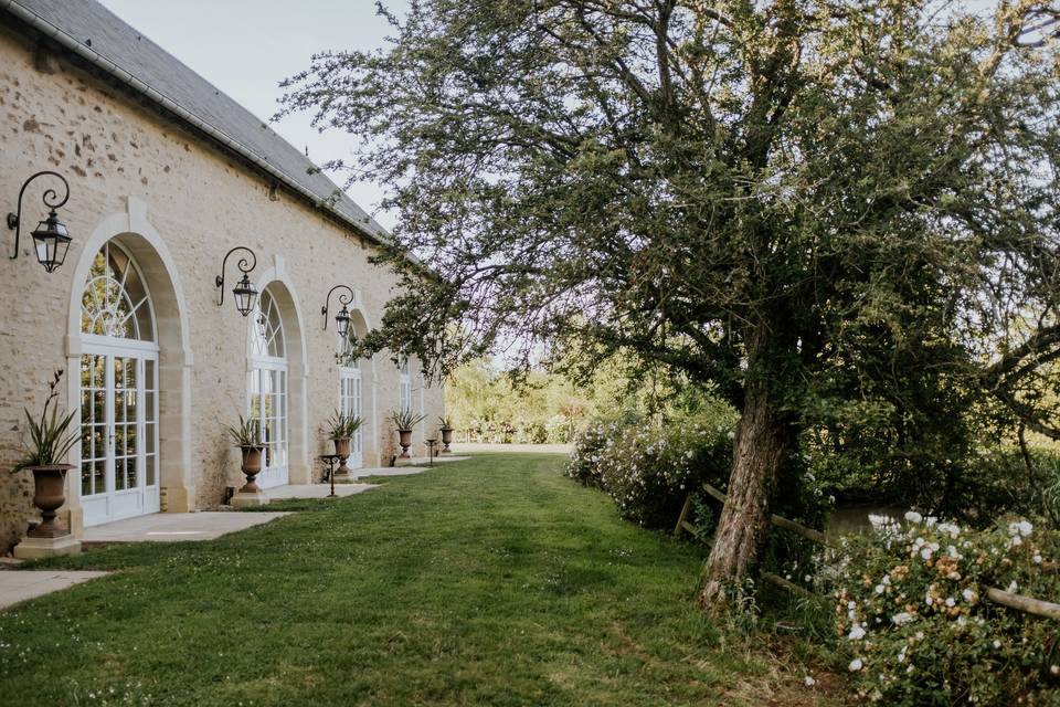 Salle de réception extérieur