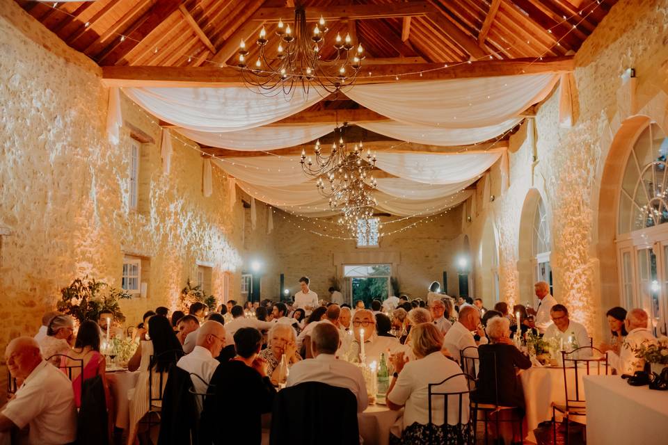 Salle de réception soirée