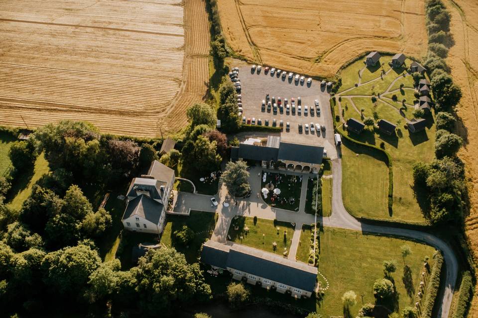 Le domaine par drone