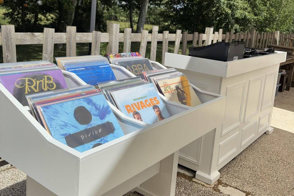 Bar à vinyles