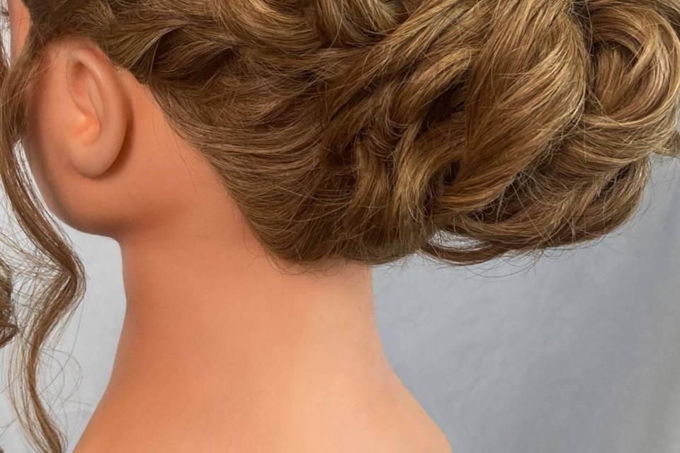 Coiffure chignon bas