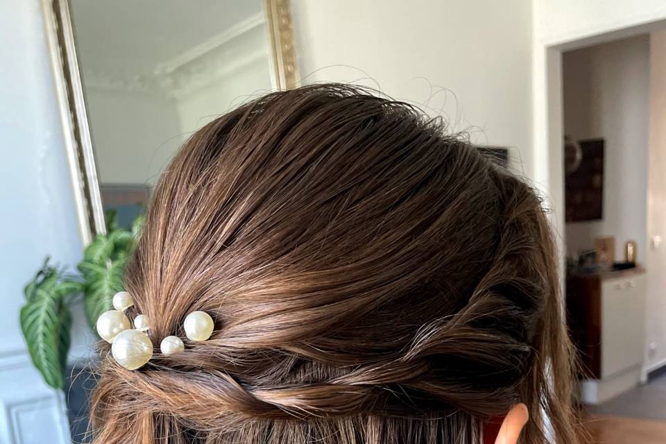 Coiffure mariée Marie