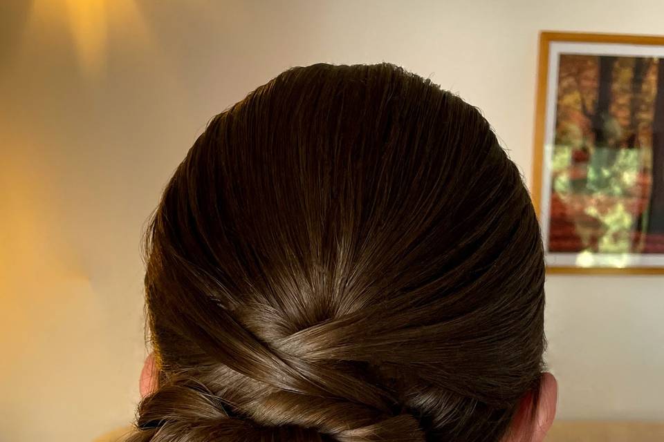 Coiffure mariée Blanche