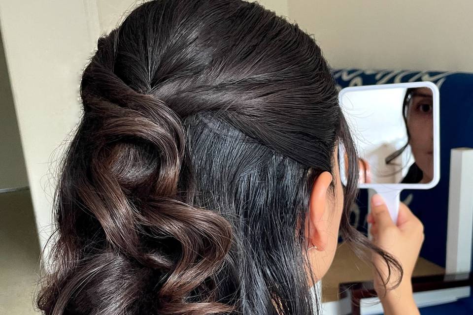 Coiffure mariée Valeria