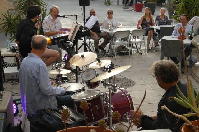 En terrasse