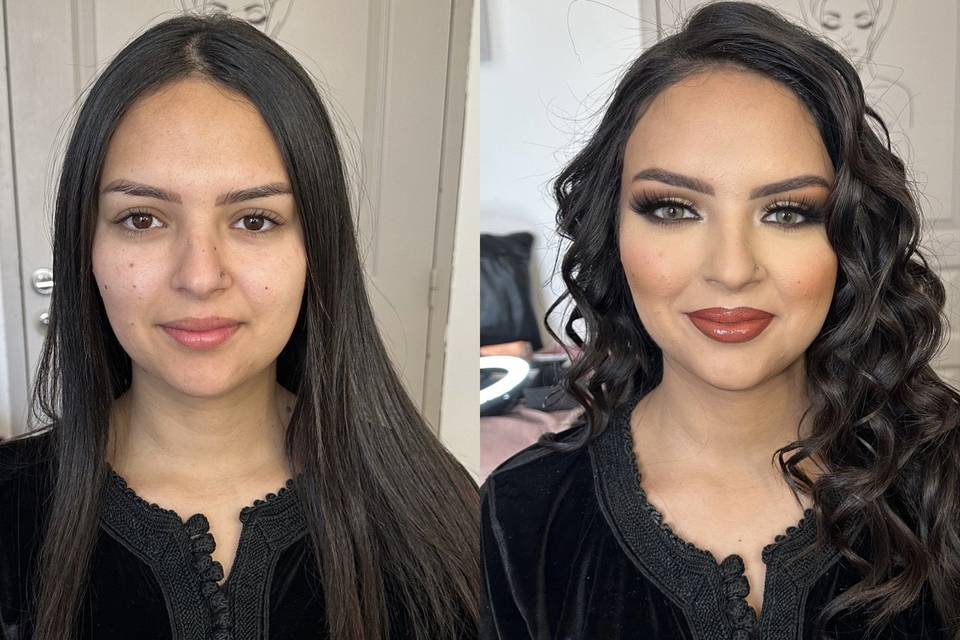 Avant après Makeup