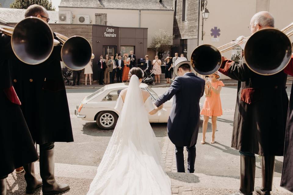 La sortie d'église..