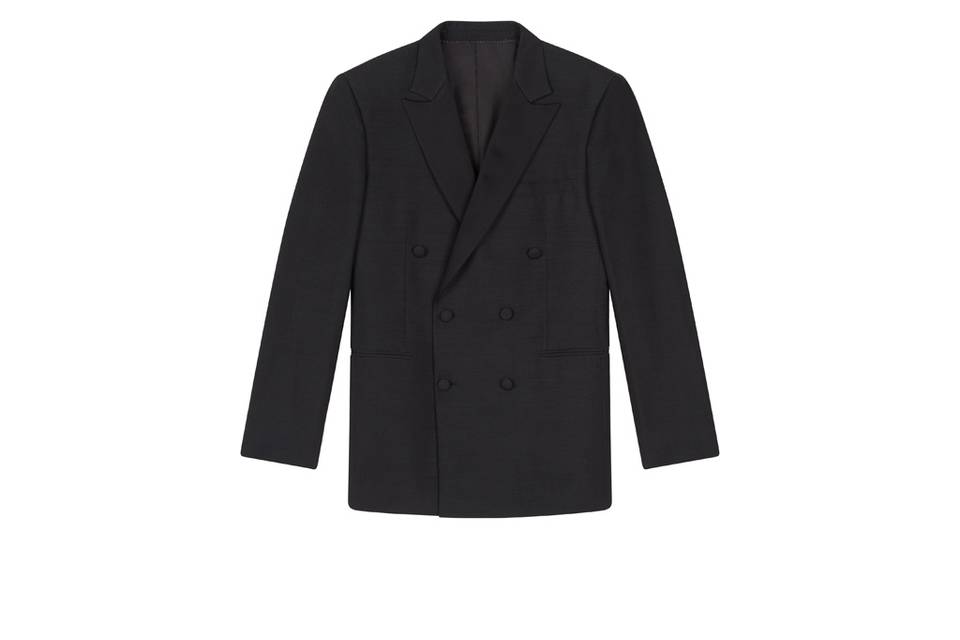 Veste de smoking croisée