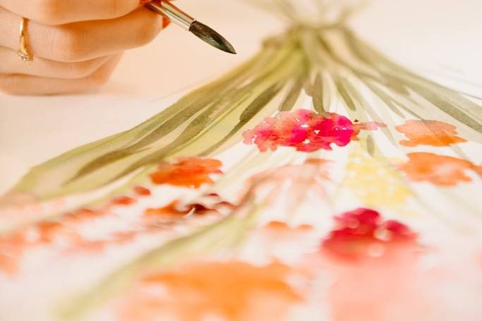 Faire-part à l'aquarelle