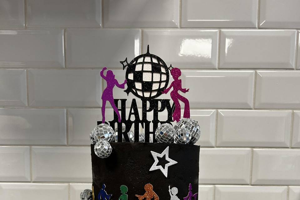 Gâteau à thème Disco 🪩