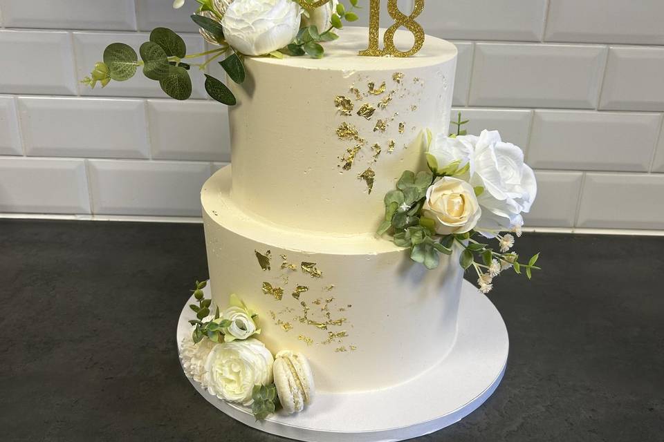 Wedding cake champêtre