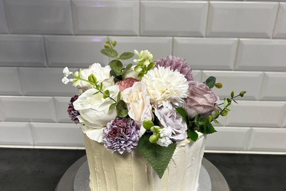Drip cake fleuri 💐