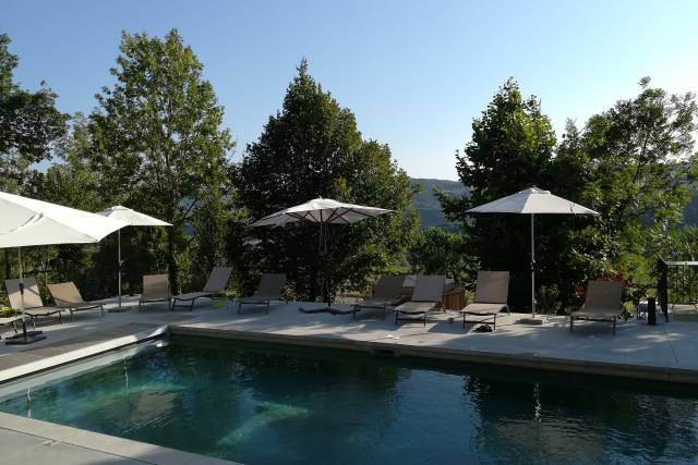 Mariage au bord de piscine