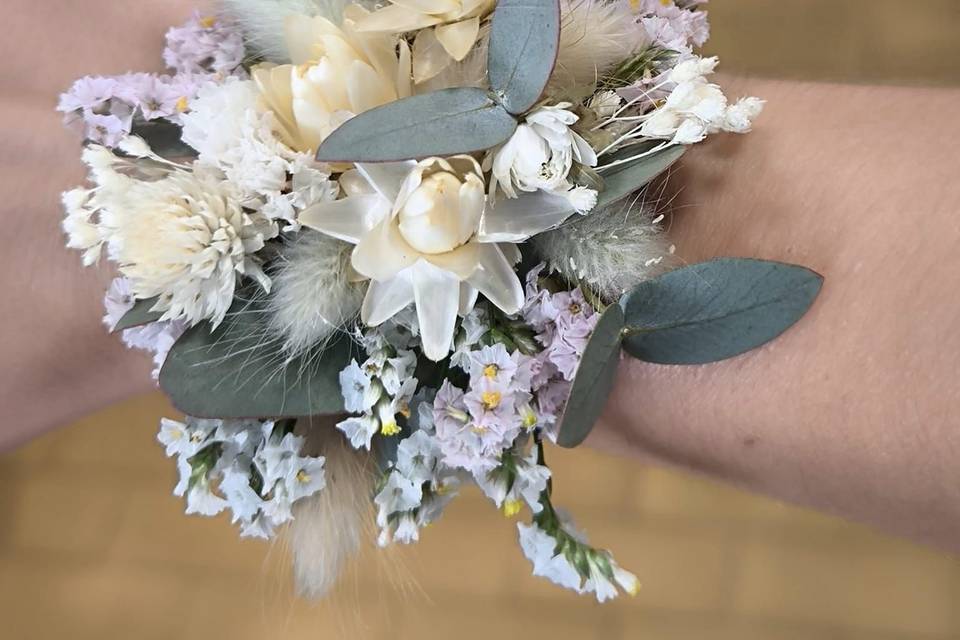 Bracelet fleurs séchées