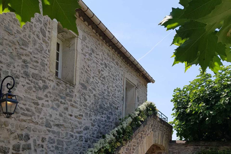 Guirlande rampe escaliers
