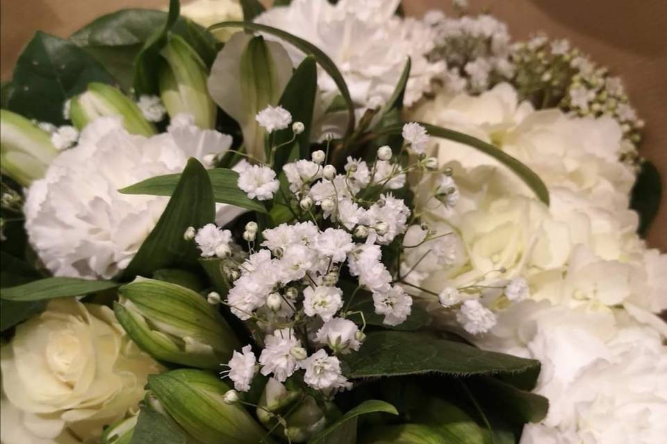 Bouquet mariée blanc
