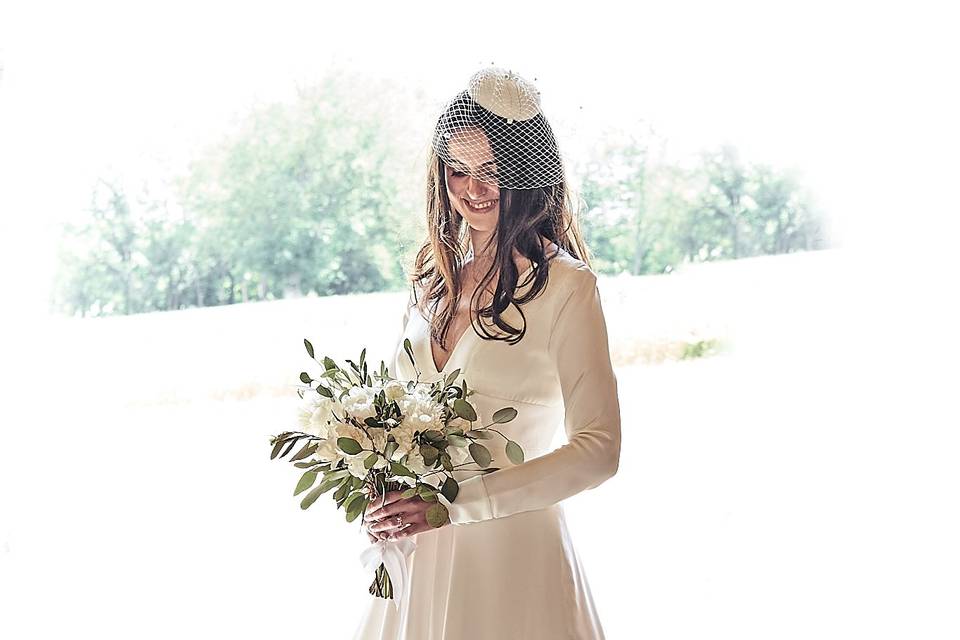 Robe de mariée en soie