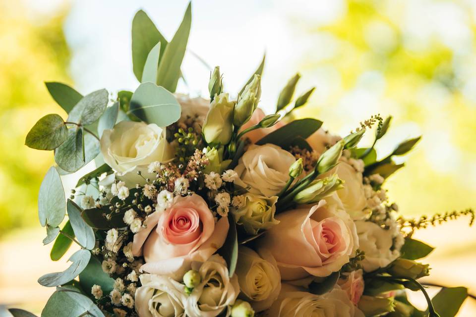 Bouquet de mariée Pastel