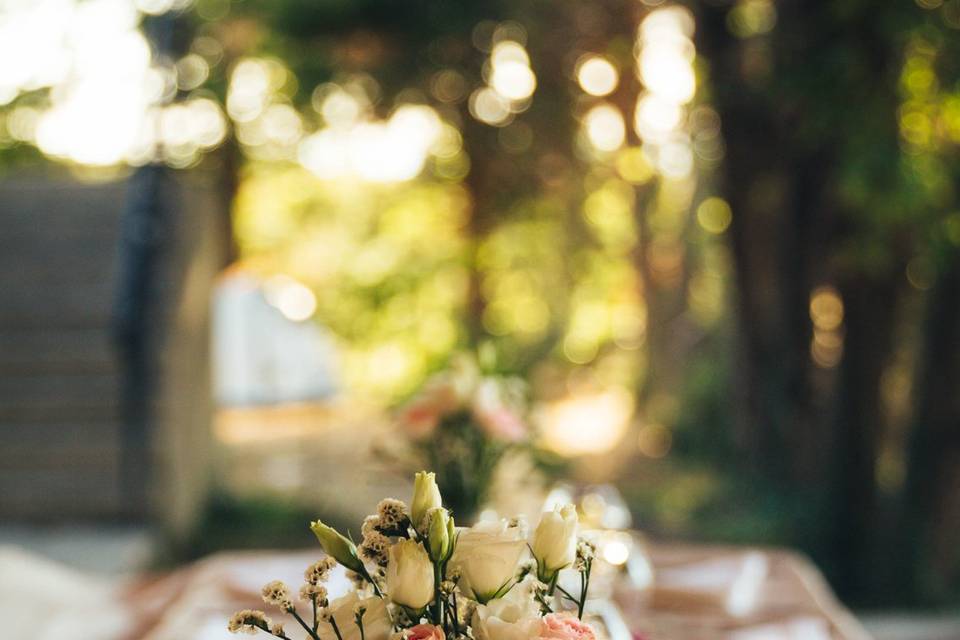 Bouquet de mariée Pastel