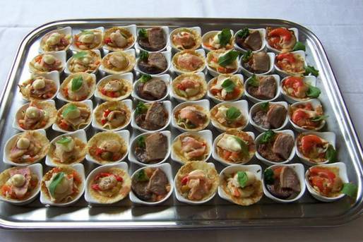 Canapés délicieux