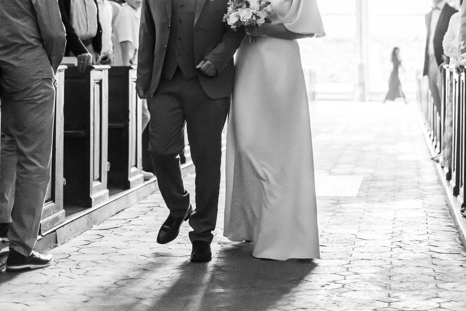 Ophélie Blanc cérémonie église