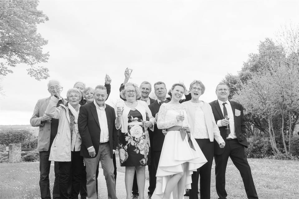 Ophélie Blanc vin d'honneur