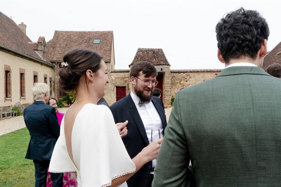 Ophélie Blanc vin d'honneur