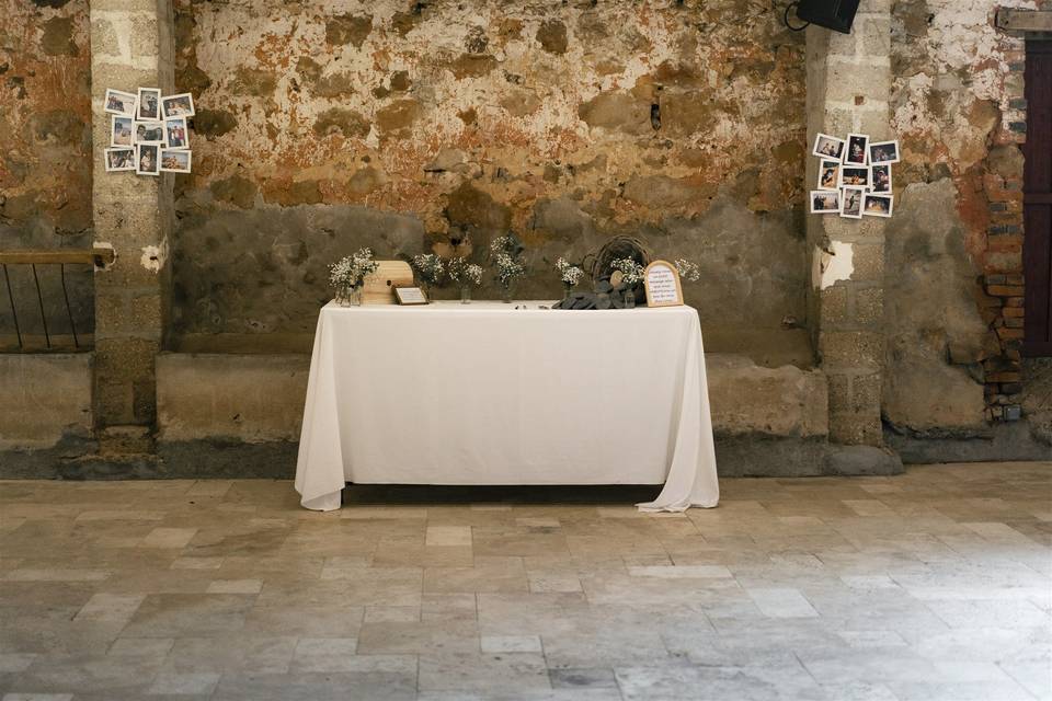 Ophélie Blanc décoration salle