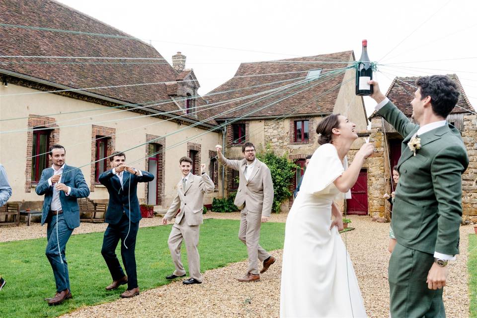 Ophélie Blanc vin d'honneur