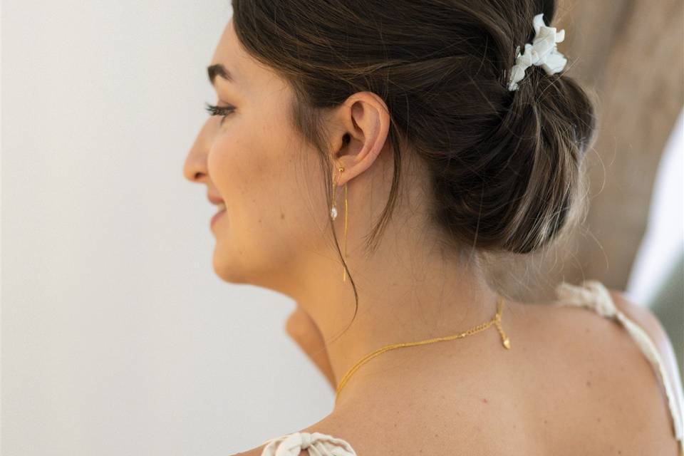 Ophélie Blanc préparatifs