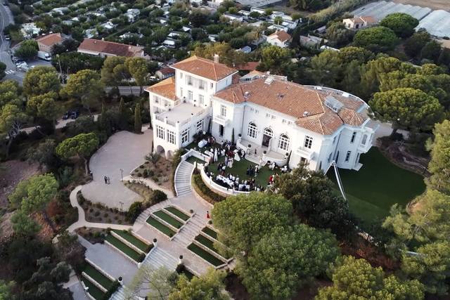 Vue aerienne hyeres