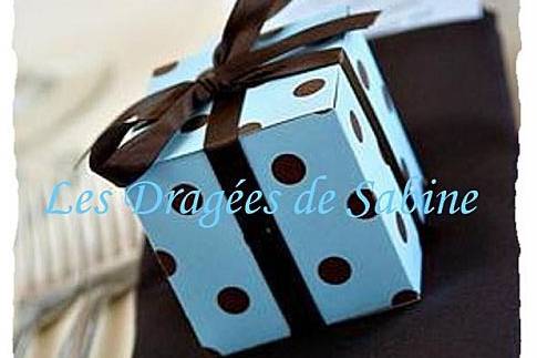 Boite cadeau dragees