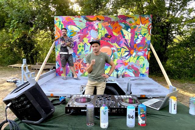 Live painting & dj set