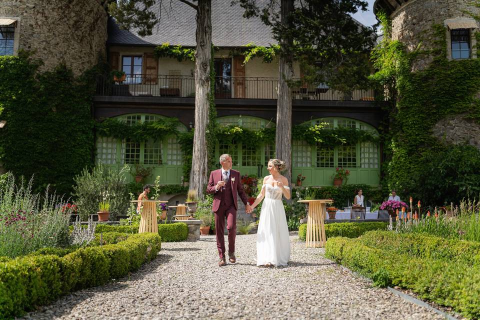 Vin d'honneur au jardin