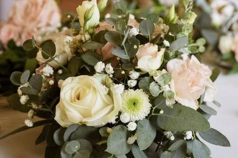 Bouquet centre de table bohème