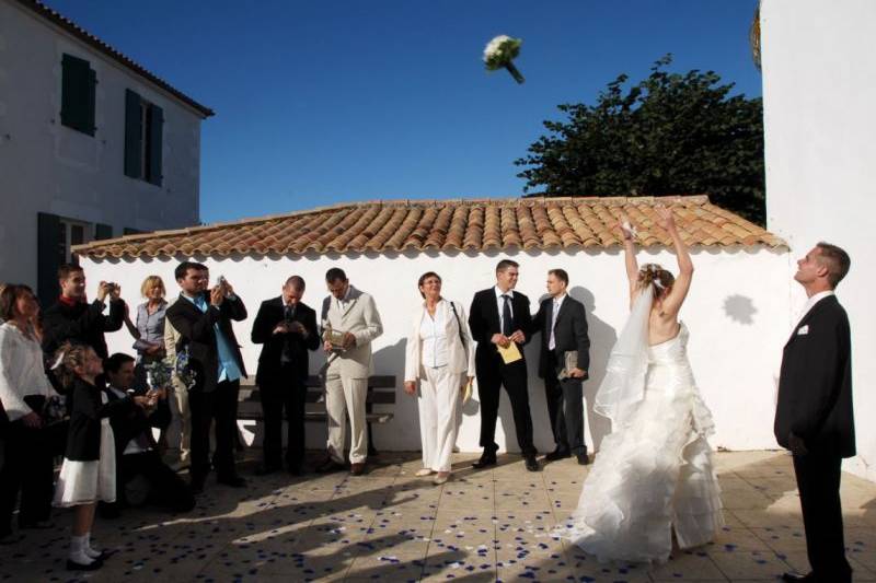 Lancé de bouquet